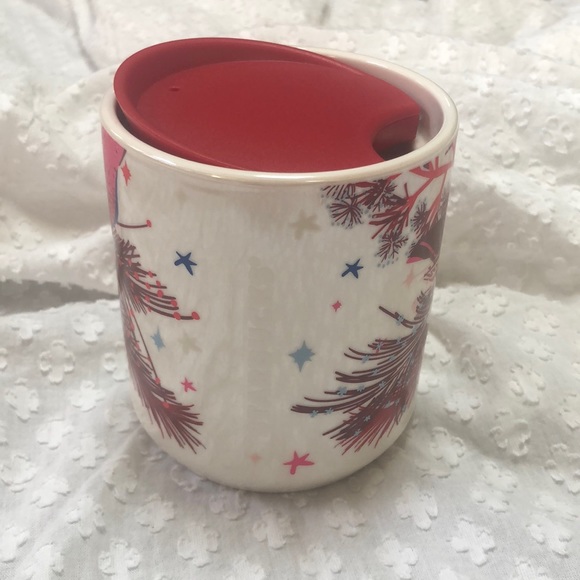 Starbucks 2023 Holiday Pink Rose Mug - Picture 10 of 11